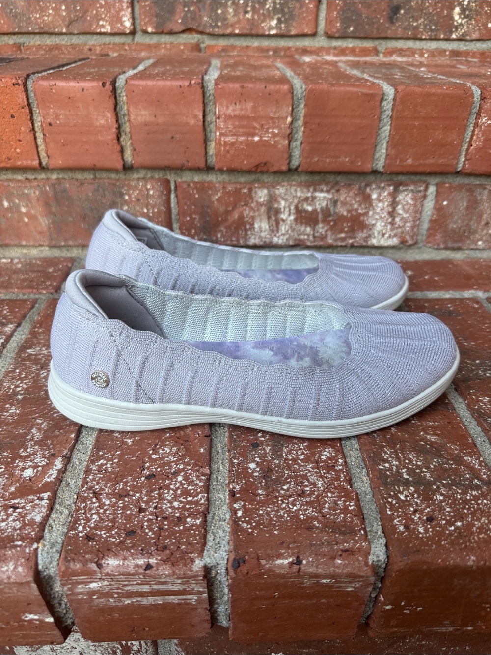 Skechers On-The-Go Dreamy Groovee Gal Purple Knit Comfort Flats Womens Size 6